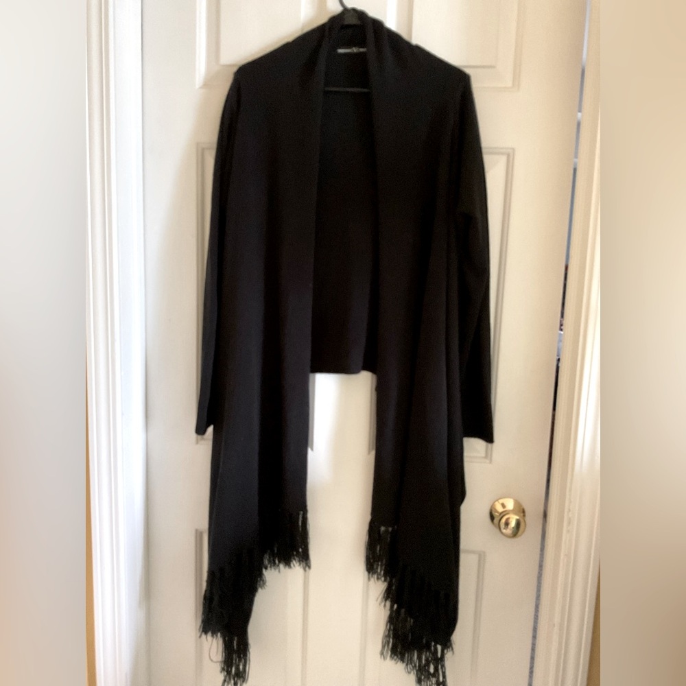Black Knit Shrug Sweater